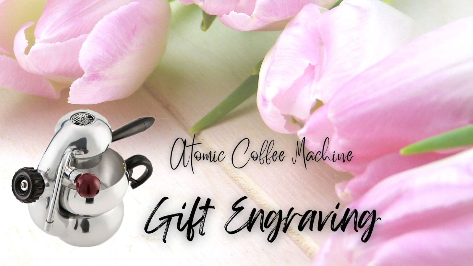 Atomic Coffee Maker Engraving Gift